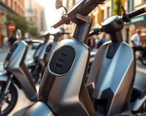 Elektrische scooters met ingebouwde USB-opladers