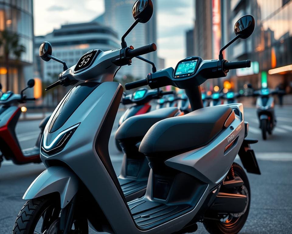 Elektrische scooters met slimme functies