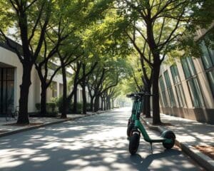 Elektrische scooters voor veilig en stil vervoer