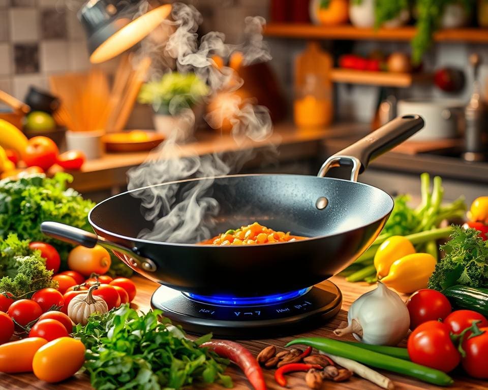 Elektrische wokpan: veelzijdig en makkelijk koken
