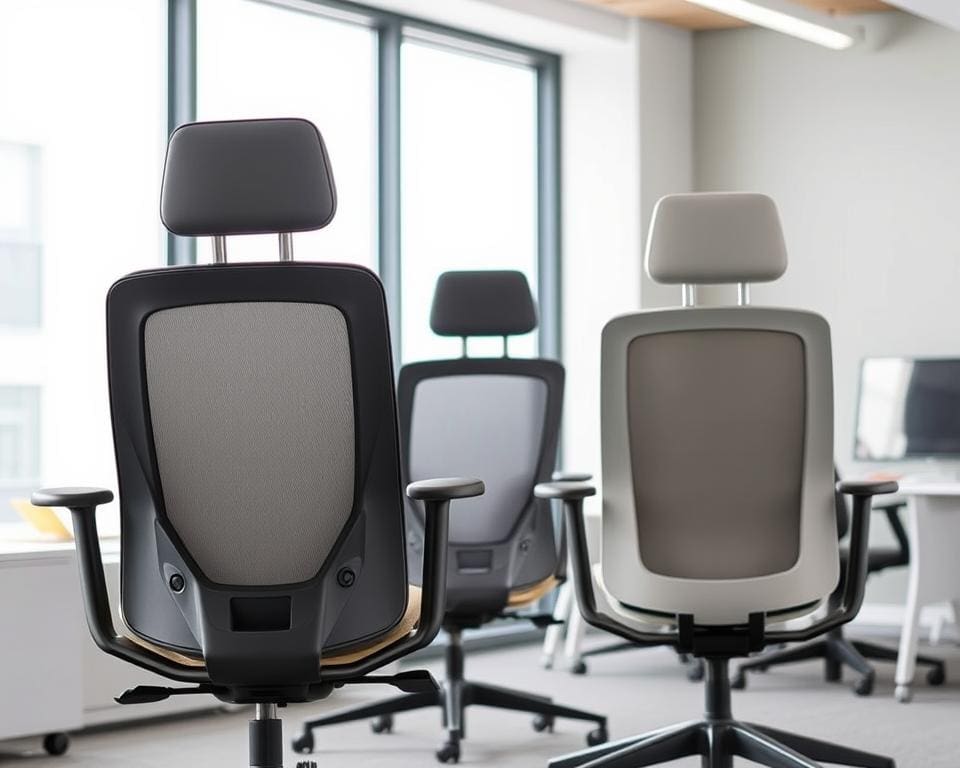 Ergonomische rugsteunen voor bureaustoelen voor comfort