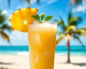 Frozen Pineapple Margarita: Tropisch en kleurrijk