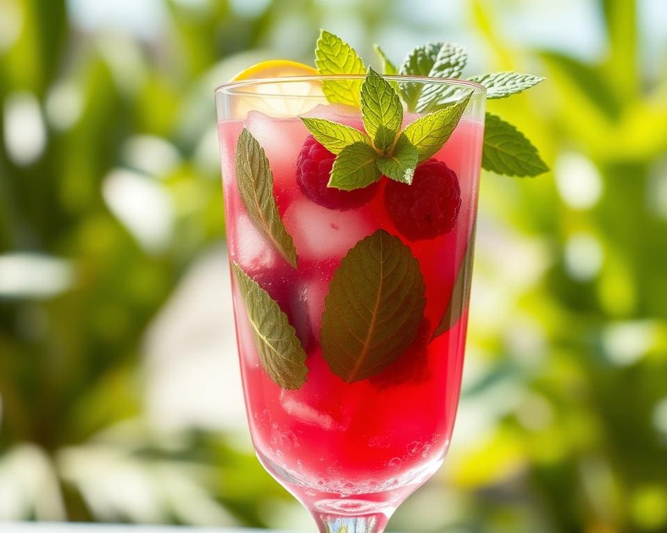 Frozen Raspberry Mojito: Zoet en sprankelend