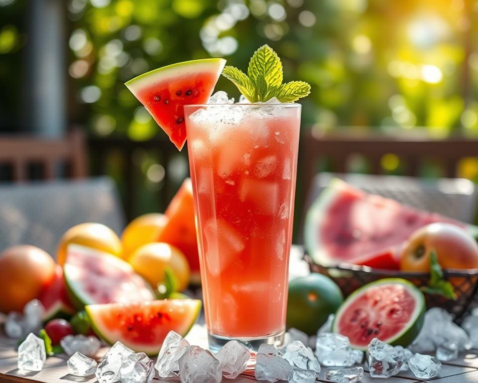 Frozen Watermelon Cooler: Een zomerse dorstlesser
