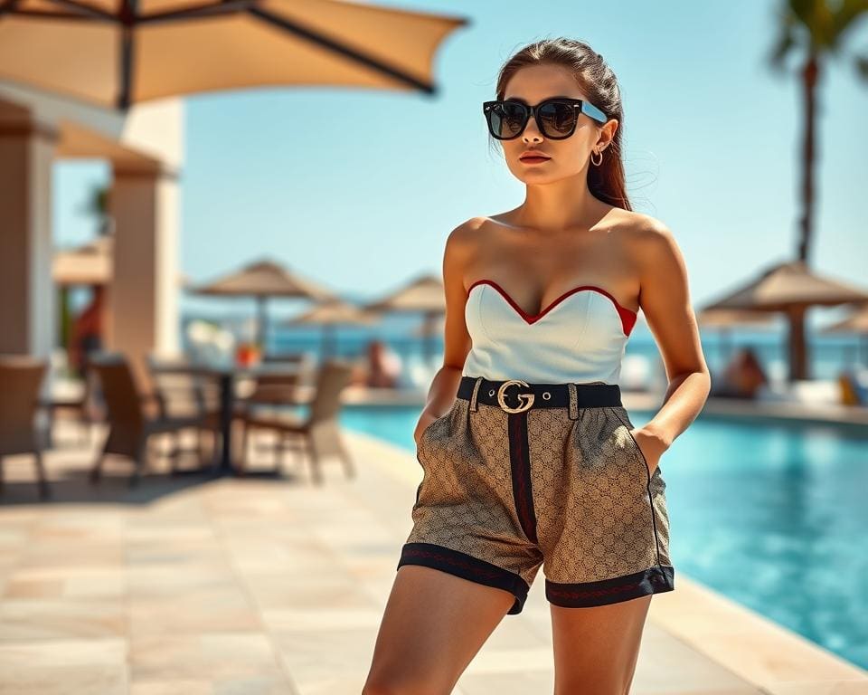 Gucci korte broeken: Voor een chique, relaxte look