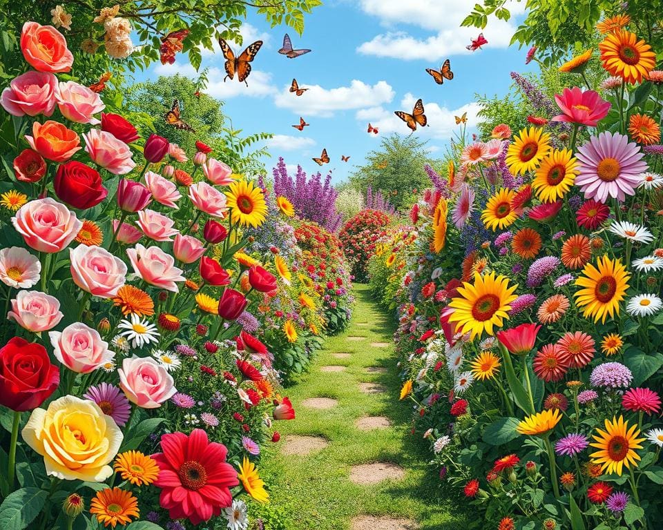 Hoe creëer je een kleurrijke bloementuin?