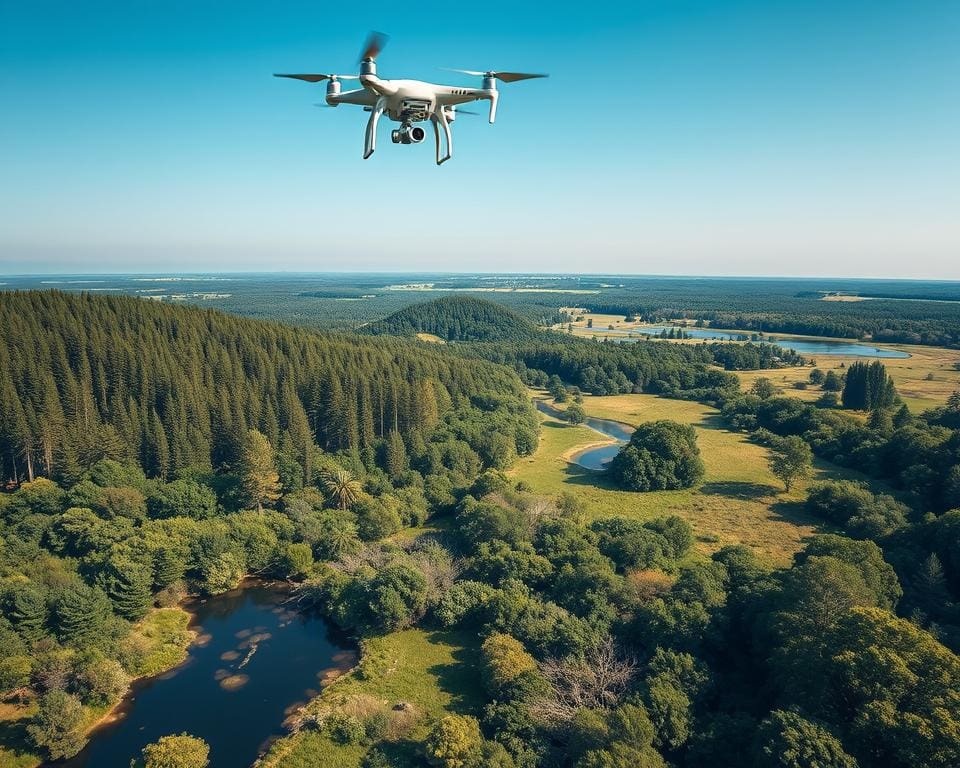 Hoe helpen drones bij de monitoring van natuurlijke habitats?