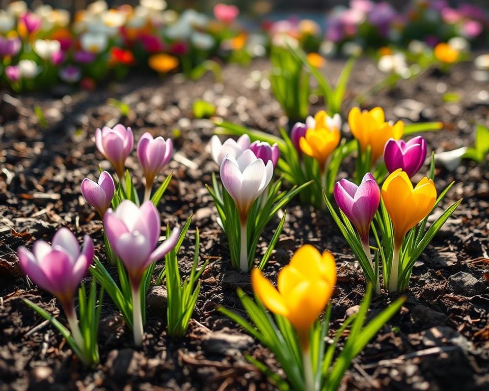 Hoe plant je krokussen voor een kleurrijke tuin?