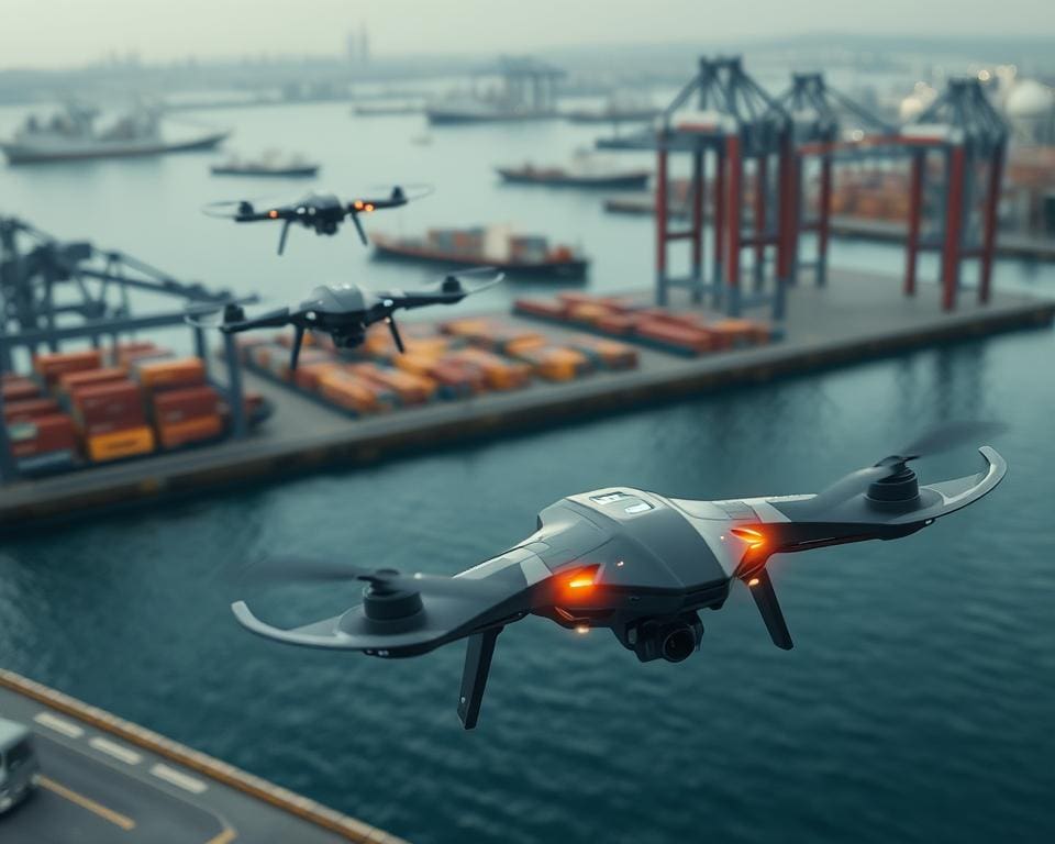 Hoe veranderen slimme drones de beveiliging van havens?