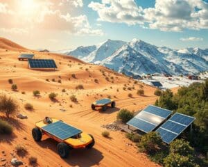 Hoe werken zonne-autosystemen in verschillende klimaten?