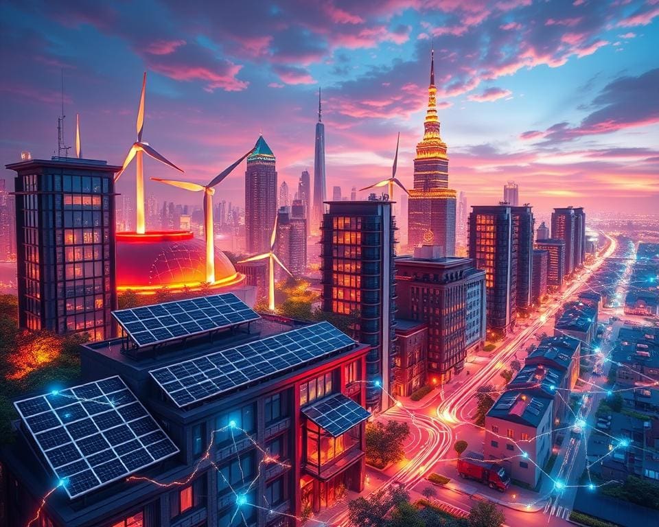 Hoe werkt blockchain in slimme energiecontracten?