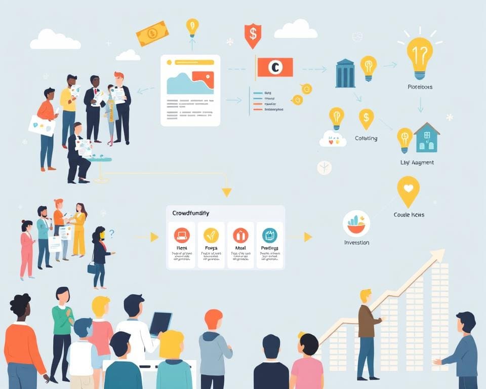 Hoe werkt een bedrijfsfinanciering via crowdfunding?