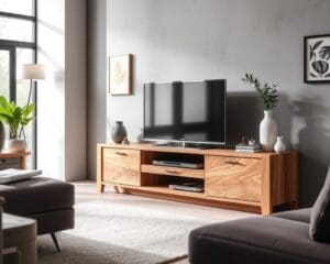 Houten tv-meubel: natuurlijk en modern in je woonkamer