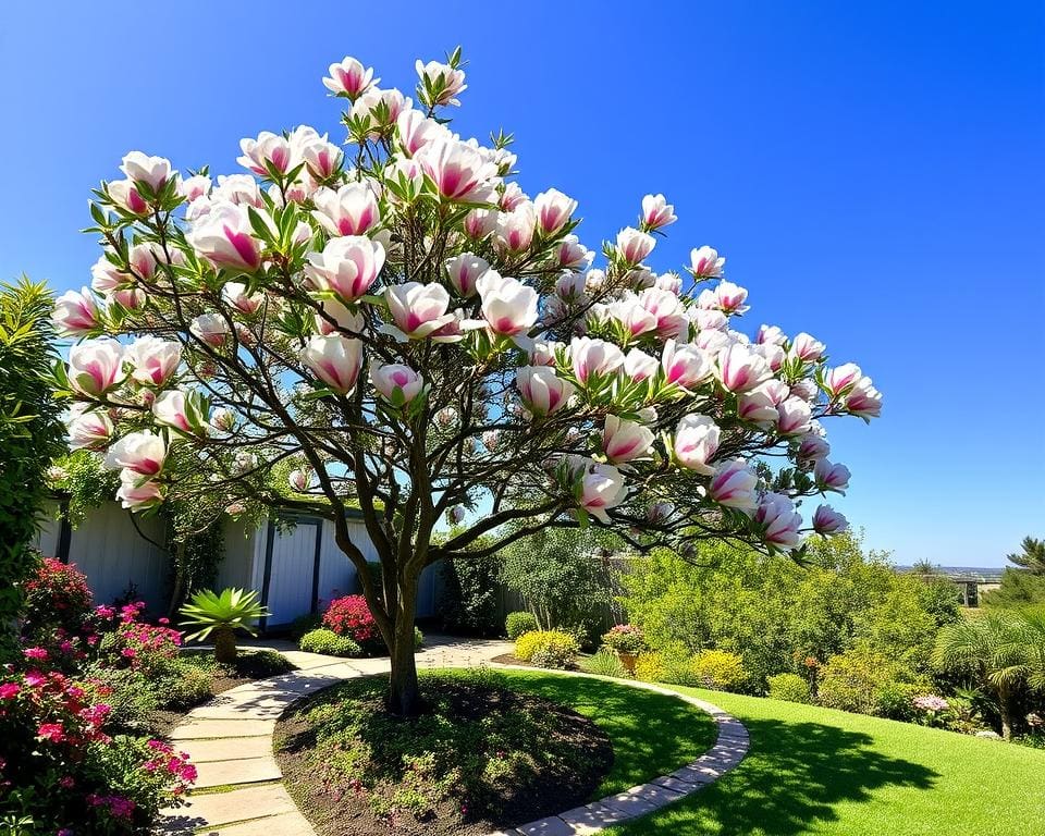 Is een magnolia geschikt voor kleine tuinen?