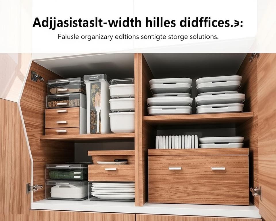 Kastverdelers met verstelbare breedte voor flexibiliteit