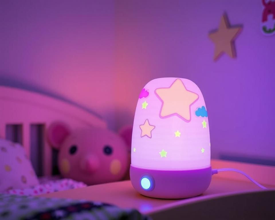 Kinderlampen met een bewegingssensor