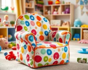 Kinderstoelen met een waterdichte stoffen bekleding