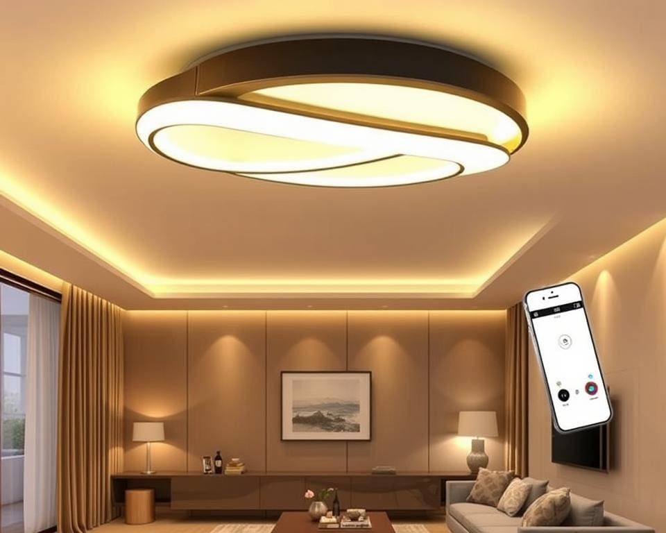 LED plafondlamp met afstandsbediening: licht op maat