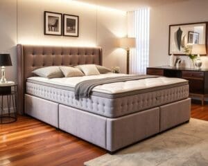 Luxe boxspring met opbergruimte: comfort en functionaliteit