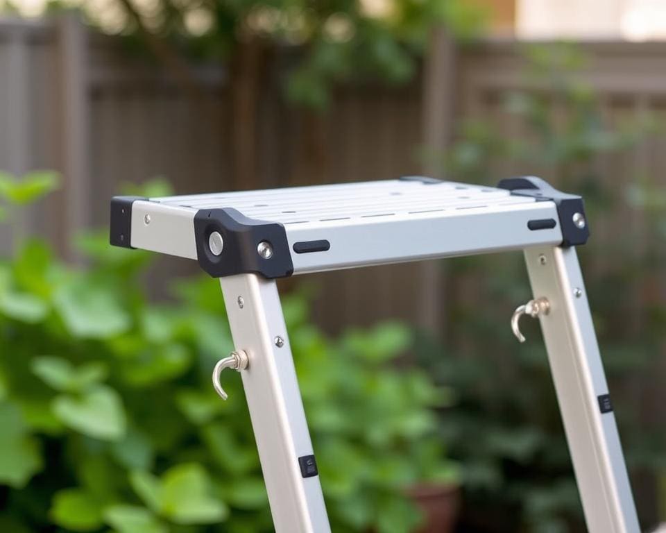 Opvouwbare trapladders met veiligheidshaken