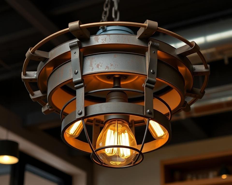 Plafondlamp met industriële uitstraling: stoer en trendy