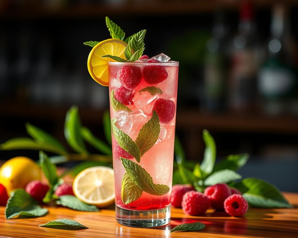 Raspberry Gin Mojito: Fruitig en perfect gebalanceerd