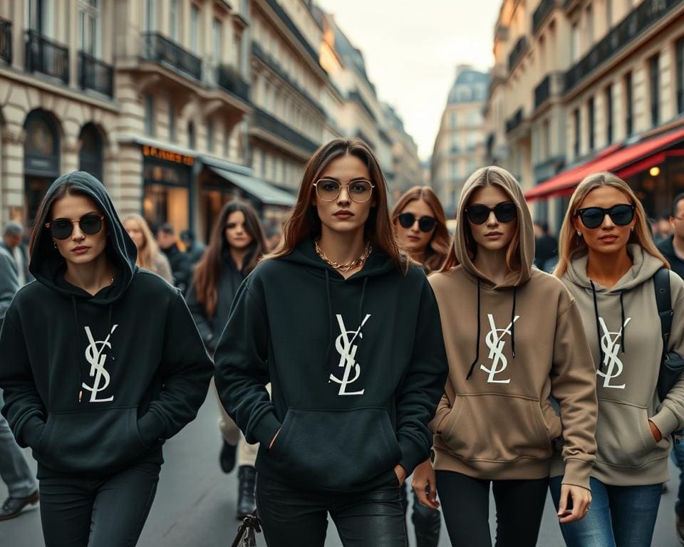 Saint Laurent hoodies: Casual chic met Parijse flair