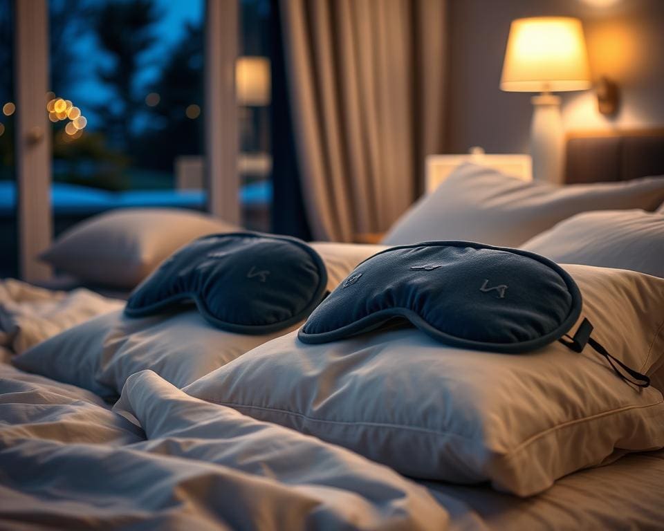 Slaapmaskers met verzwarende functie voor diepe slaap