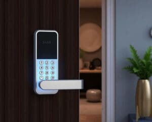 Slimme deurklink met code: extra beveiliging in huis