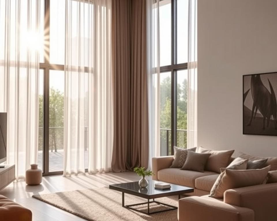 Slimme gordijnen die werken op zonne-energie