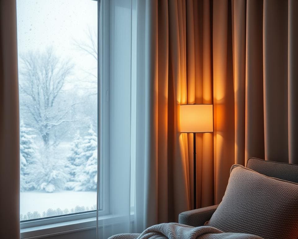 Slimme gordijnen voor extra isolatie in de winter