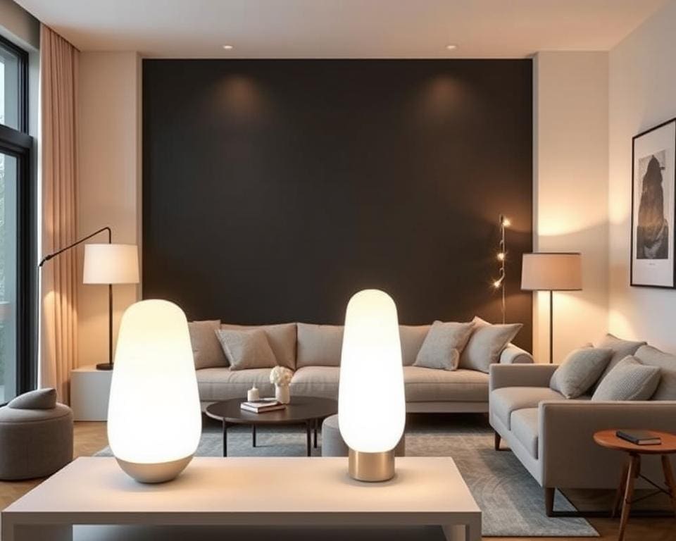 Slimme lampen met ingebouwde dimfunctie