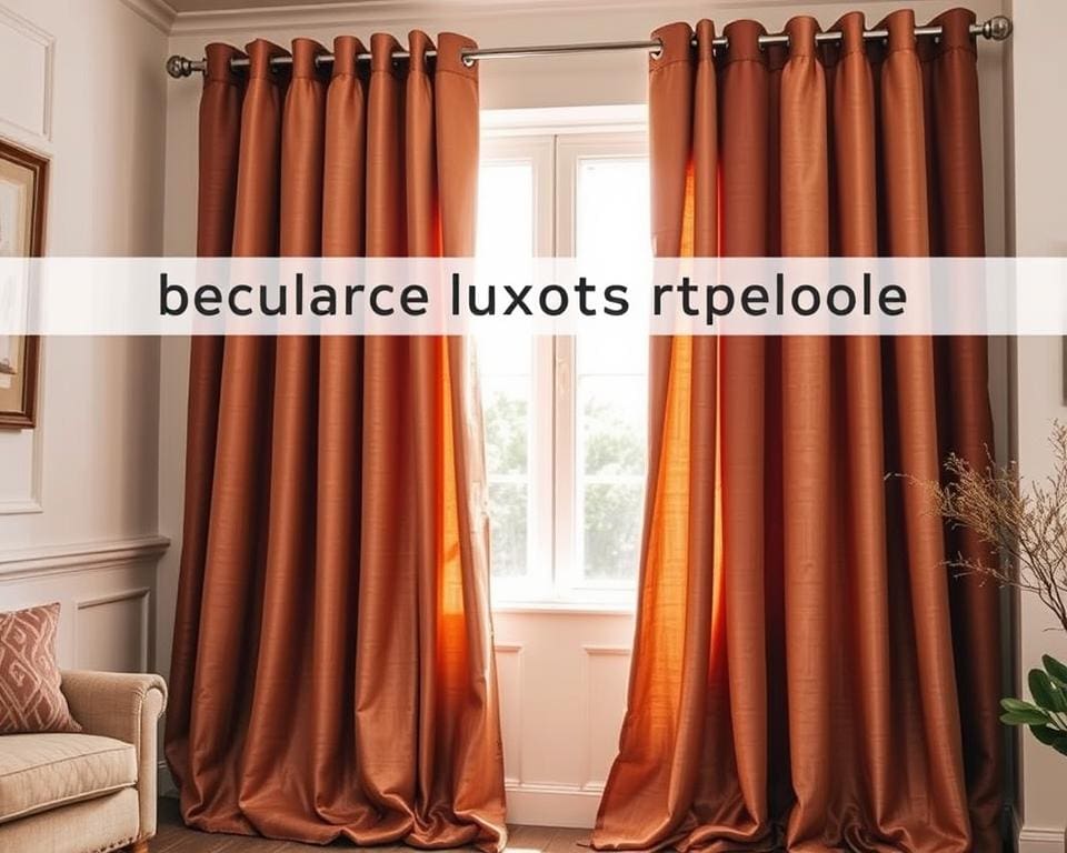 Thermische gordijnen met een driedubbele isolatielaag