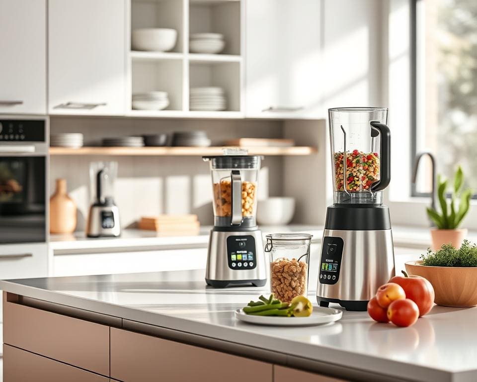 Voedselblenders met opbergoptie voor keukenorganisatie