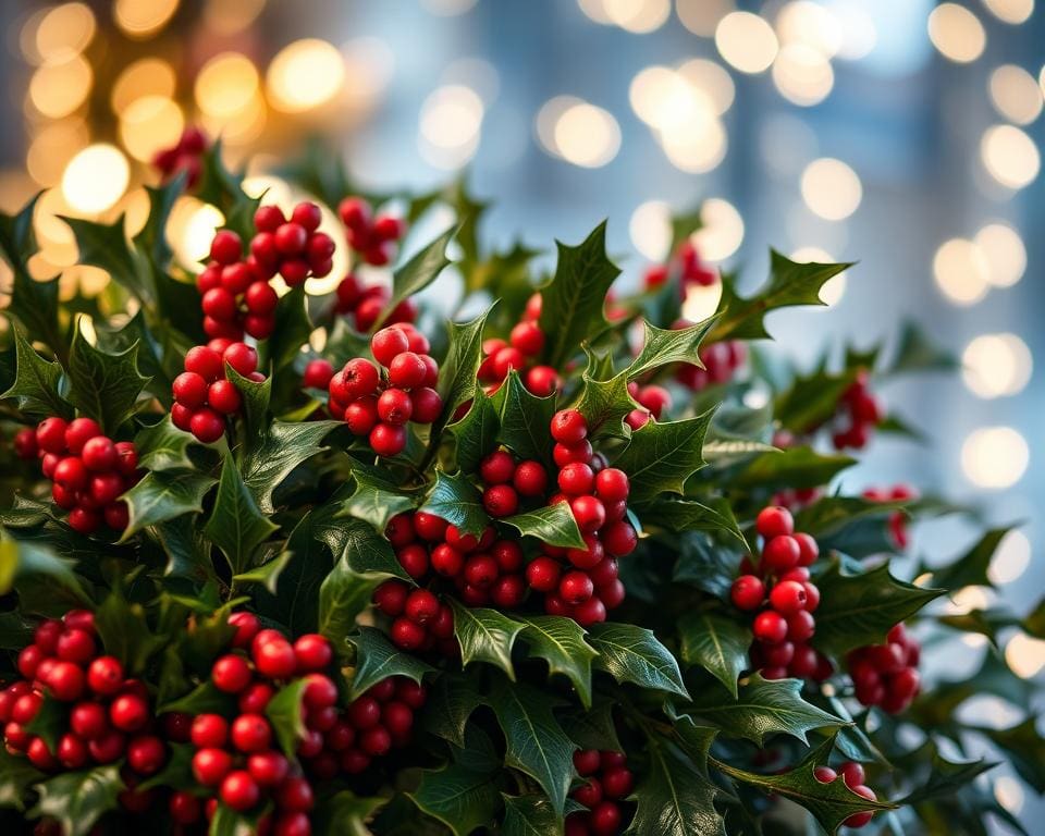 Wat maakt de hulst ideaal voor kerstdecoratie?
