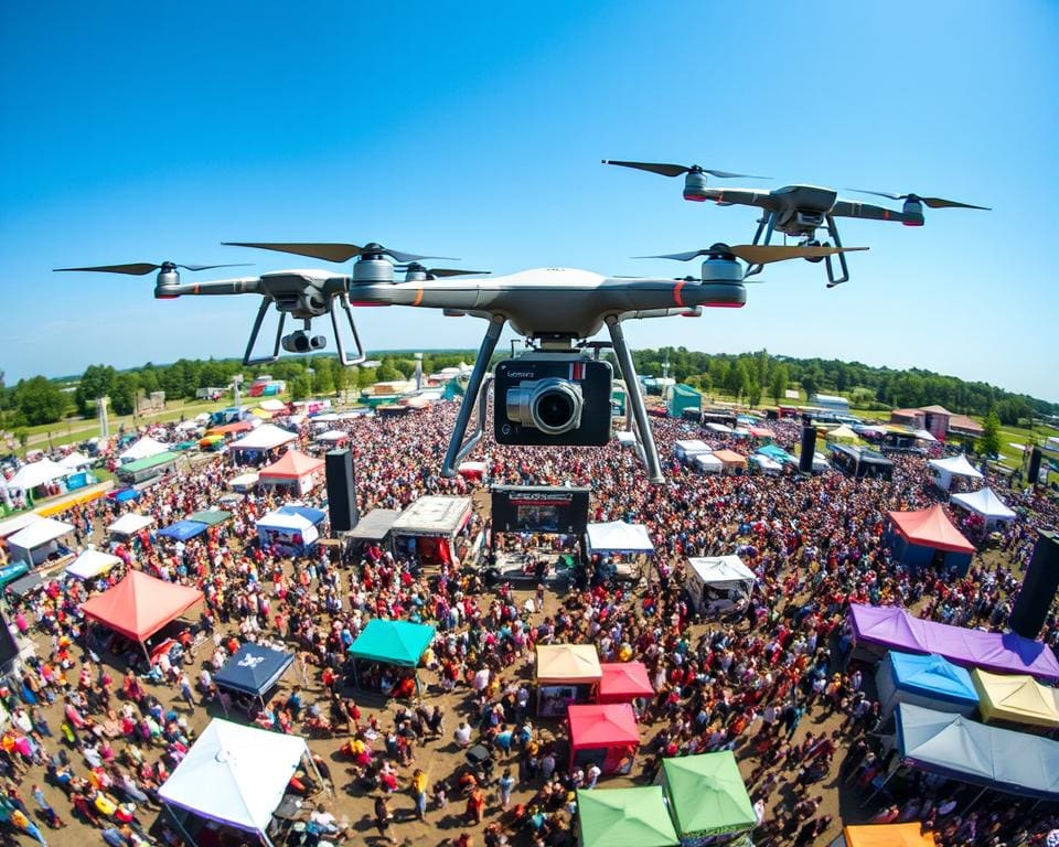 Wat maakt drones nuttig voor live evenementmonitoring?