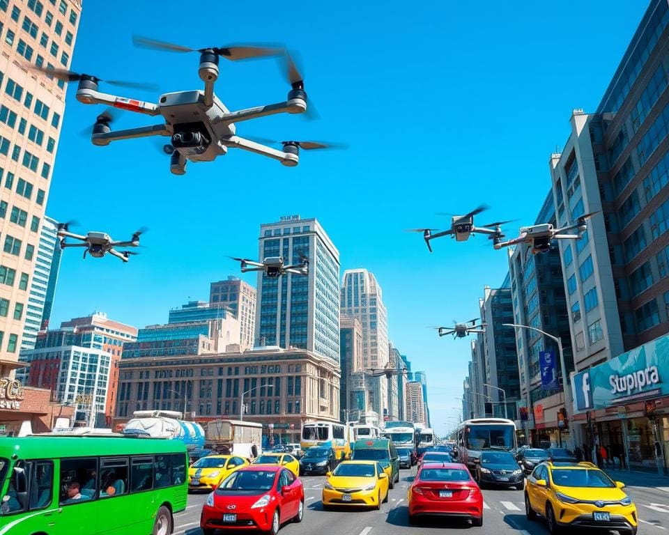 Wat maakt drones nuttig voor stadsverkeersmonitoring?