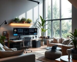 Wat maakt slimme huizen handig in hybride werkstructuren?