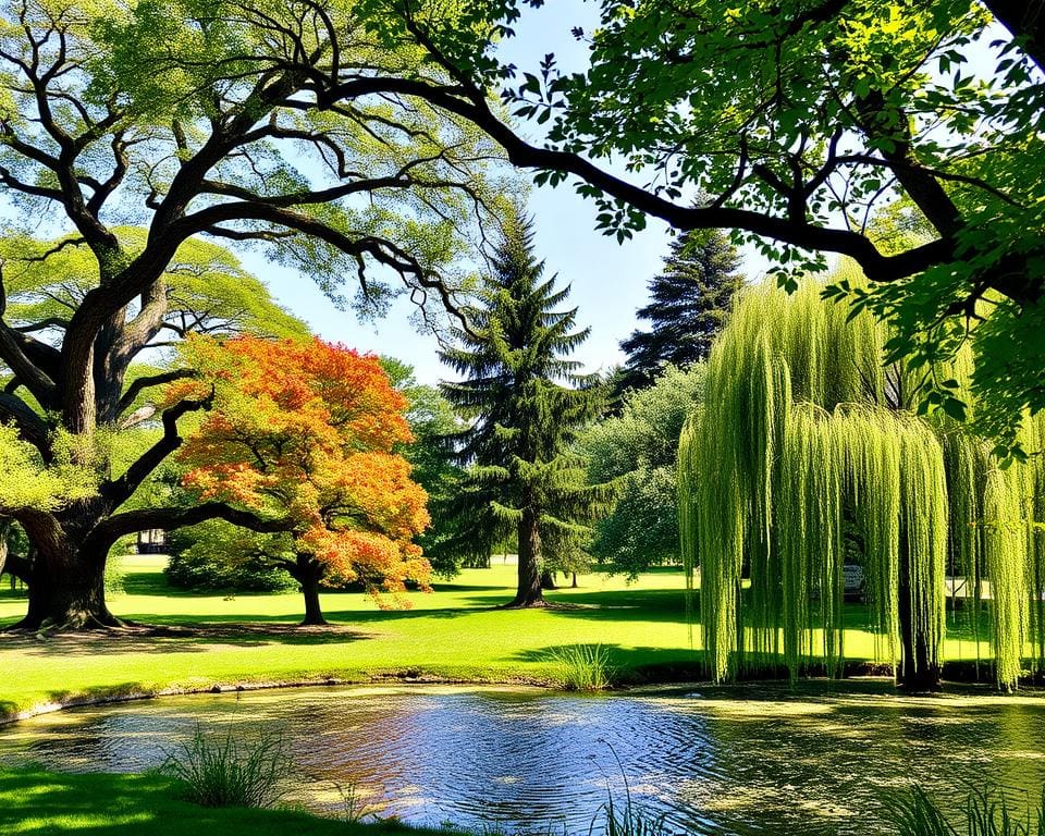 Welke bomen zorgen voor natuurlijke schaduw?