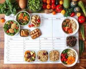 Zo stel je een effectief weekmenu op