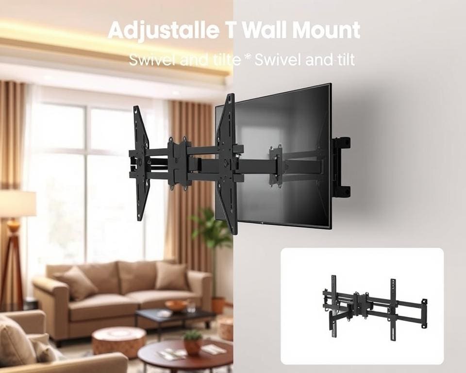 Zwenkbare televisiebeugel: kijkplezier vanuit elke hoek