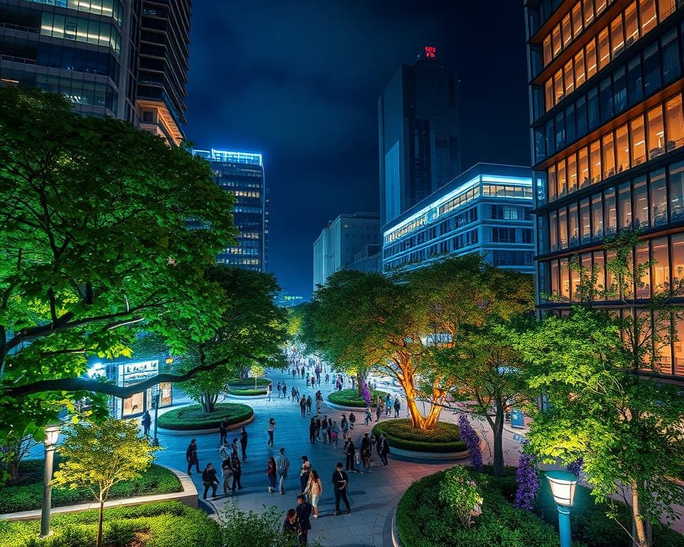 duurzame verlichting stadsgebieden