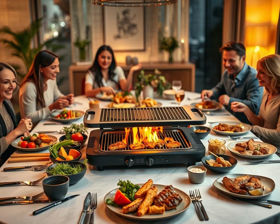 gemak tijdsbesparing gezellig tafelen gourmetten