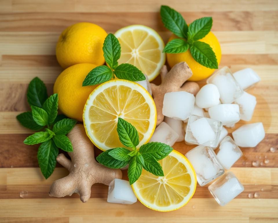 ingrediënten Lemon Ginger Cooler