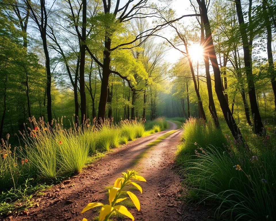 ochtendwandeling geluk