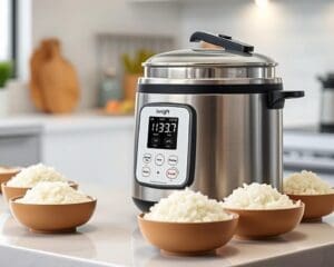 Elektrische rijstkoker met timerfunctie voor gemak