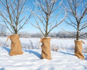 Hoe bescherm je jonge bomen tegen vorst?