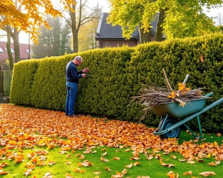 Hoe onderhoud je de taxus in de herfst?