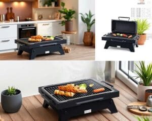 Opvouwbare bbq's voor klein wonen voor compactheid
