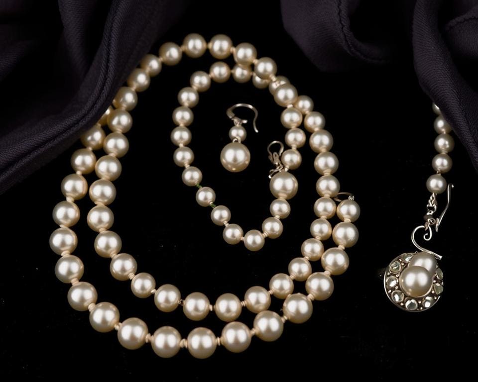 Saint Laurent parelsieraden: Luxe details voor avondkleding